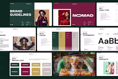 A complete brand guidelines and