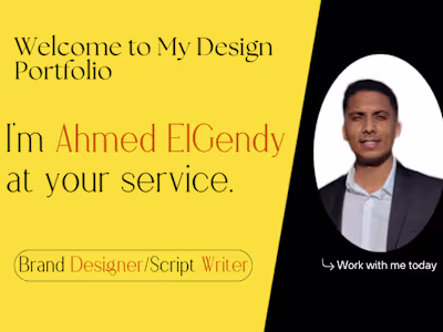 Brand Design, and Script Writing 