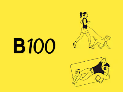 Brand and illustrations for B100