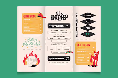 El Diablo Taqueria Brand Identity 