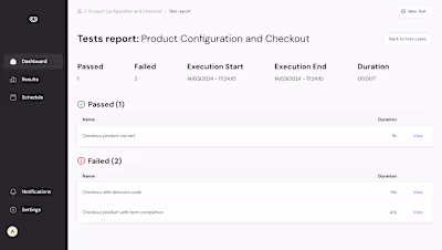 AI-driven E2E testing application