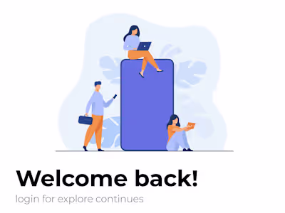 Sign up/Log in pages