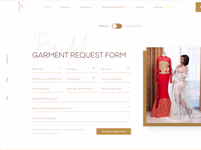 Designed a Fully Responsive website for Fashion Brand.