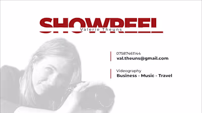 Showreel 2024 Valerie Theuns - YouTube