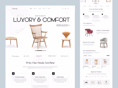 Shopify Website Design for Furniture