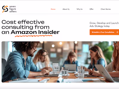 Seven Figure Sellers - Brand and Website Design :: Behance