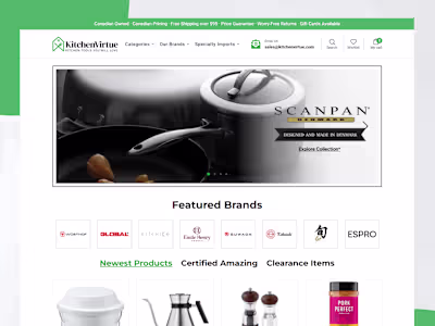 KitchenVirtue.com High-End Kitchen Tools, Cookware, Bakeware