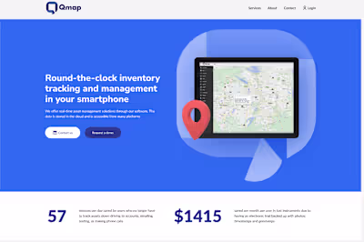 Landing Page for Medical SaaS