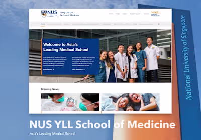 NUS YLL School of Medicine: Website Revamp