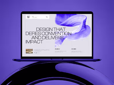 Brutalism Agency Website Design