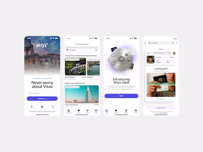 App explorations for Atlys