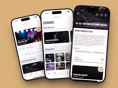 VoiceFIT - Learning Platform