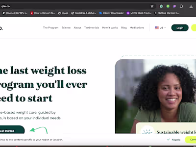 Frontend audit and refactor for a health platform.