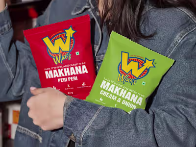 Wlue’s Makhana Branding & Packaging Design