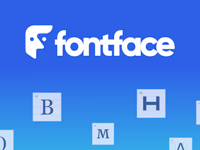 Fontface - Web and Product design