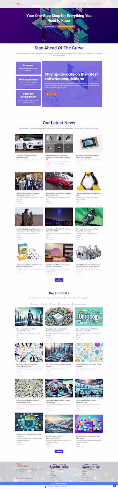 WordPress Blog Website Design/ Blog design