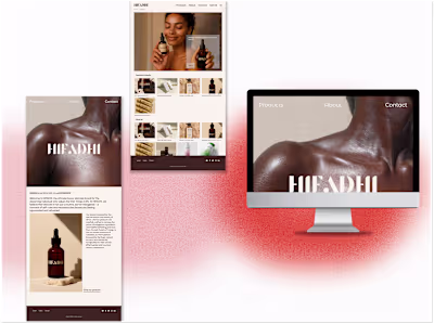 HEADHI Skincare – Branding & Web Design