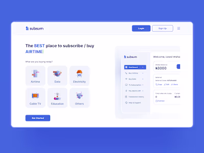 Subsum Subscription Website