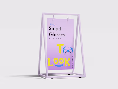 Smart Glasses Branding & Poster Design - “TookLook” Concept