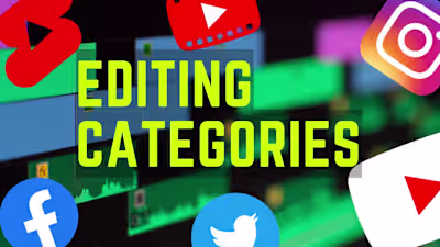 Editing Categories 🔥 - YouTube