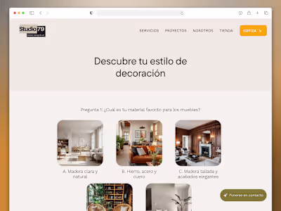 Style Discovery Quiz Development