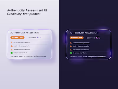Would you trust an 82% confidence score — or does it need to...