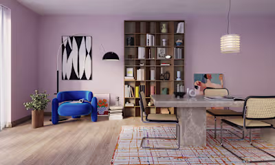 Blue Chair Room Design & Visualisation