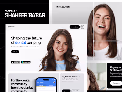 Dental Temping Service Website