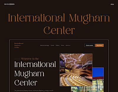 International Mugham Center - Product Design Case Study