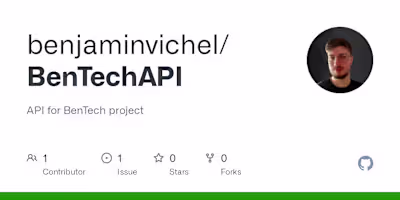 BenTechPatternMVP API Development