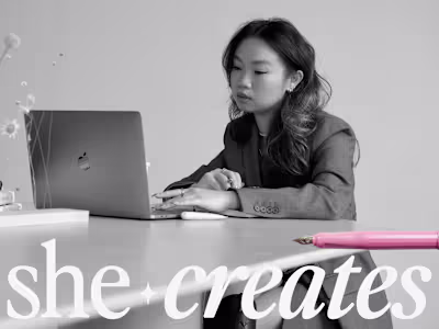 Feminine Branding, Web Design & Social Media for She Creates