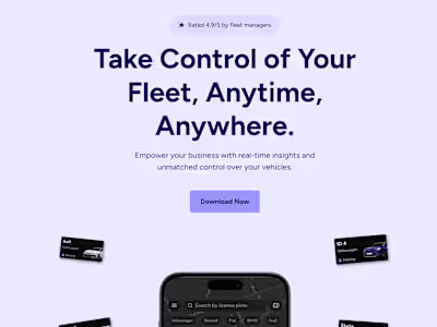 🚀 Vehicle Fleet Tracking Website | Trauto