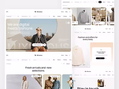 Responsive E-commerce Website Design