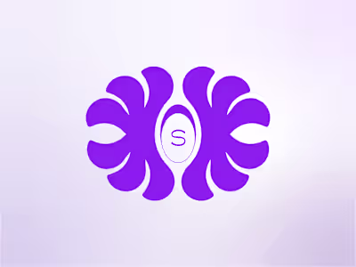 Abstract Flower Logo Design Icon 🌸 // Planning to develop a...