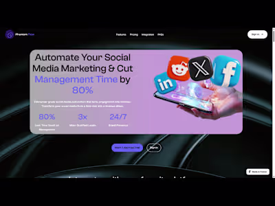 Phantomflow - Let AI Manage Your Social Growth, So You Don’t Ha…