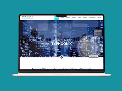 TyphoonX - Web Design & Development / WordPress