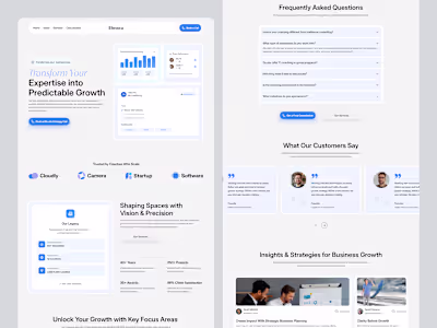 Responsive Consulting Website Design | UIUX | Clean Design #...