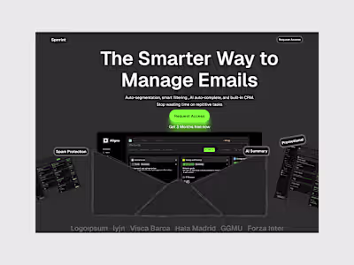 Smart Email Management Dashboard