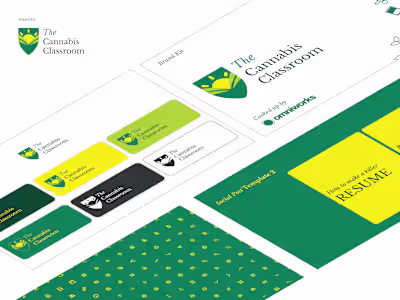 Cannabis Classroom Logo + Brand Kit