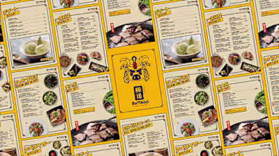 Butado - Menu Design and Brand Identity