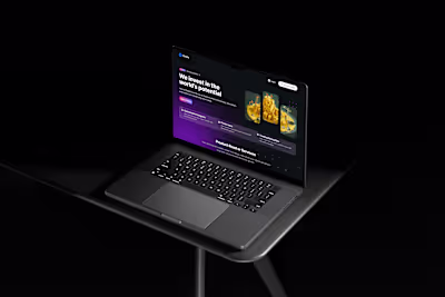 Blockchain Landing Page