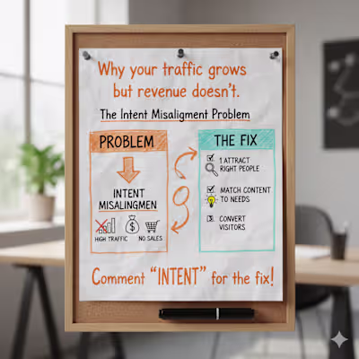 Traffic up 300%. Sales flat. Sound familiar? THE PROBLEM: Wh...