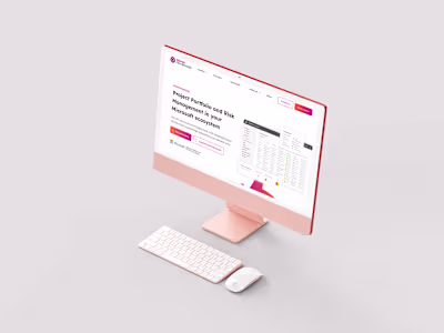 Power Framework Landing Page Design