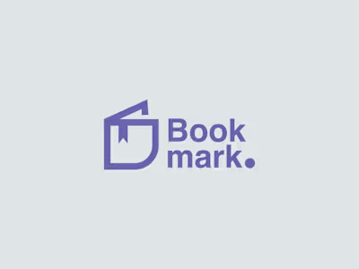 Book Mark Logo Design