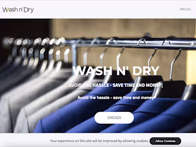 WashnDry: The Ultimate B2B and B2C Laundry Service Solution