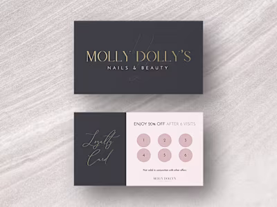 Molly Dolly's Nails & Beauty | Branding