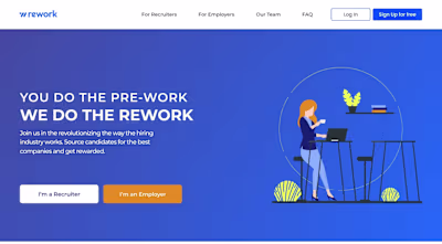 Saas website redesign