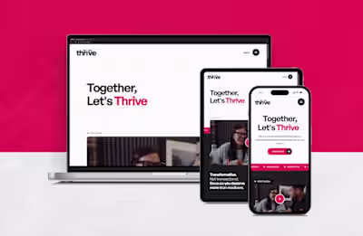 We are Thrive Marketing – Website Design & Development