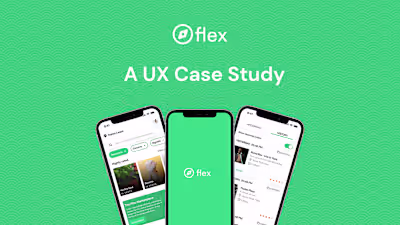Flex UX Case Study on Behance