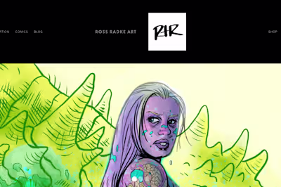 Comic book Artist Website